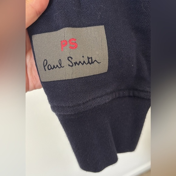 PS Paul Smith Mens Classic Crewneck Long Sleeve Sweatshirt Navy Size XXL - Picture 3 of 5